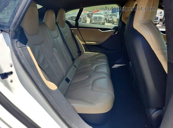 5YJSA1E16GF170582 2016 TESLA MODEL Белый Вид задних сидений