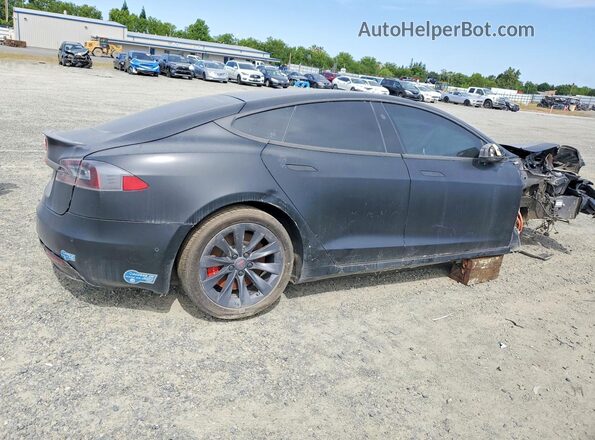 5YJSA1E20LF416206 2020 TESLA MODEL Черный Задняя правая четверть