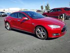 2016 Tesla Model S Red vin: 5YJSA1E22GF124997