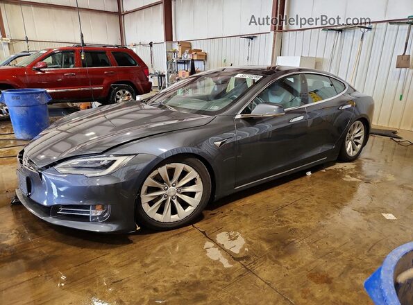 5YJSA1E22GF166893 2016 TESLA MODEL Серый Передняя левая четверть