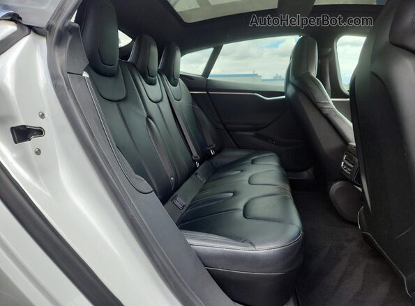 5YJSA1E23GF155286 2016 TESLA MODEL Белый Вид задних сидений