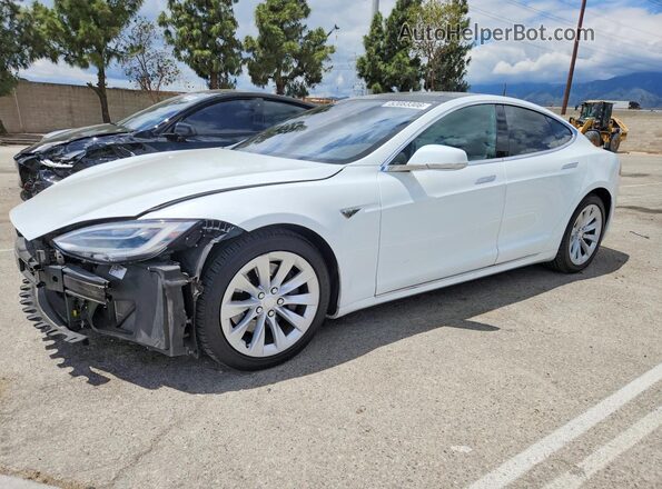 5YJSA1E23GF155286 2016 TESLA MODEL Белый Передняя левая четверть