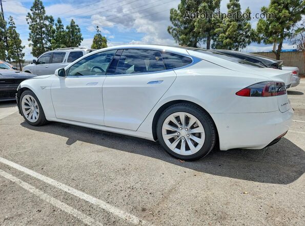 5YJSA1E23GF155286 2016 TESLA MODEL Белый Задняя левая четверть