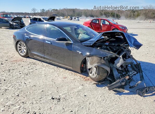 5YJSA1E23HF202575 2017 TESLA MODEL Черный Передняя правая четверть
