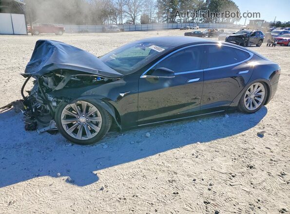 5YJSA1E23HF202575 2017 TESLA MODEL Черный Передняя левая четверть