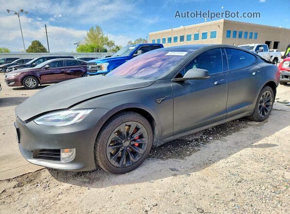 5YJSA1E23JF275726 2018 TESLA MODEL Черный Передняя левая четверть