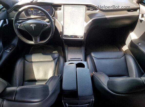 5YJSA1E23JF294485 2018 TESLA MODEL Угольный Вид панели приборов