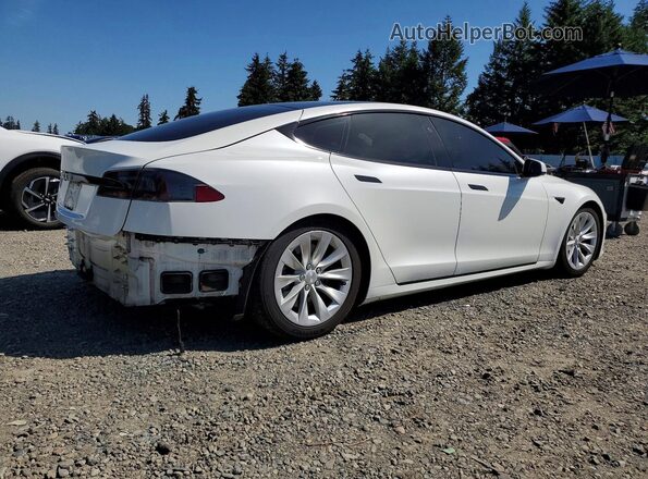 5YJSA1E24HF229722 2017 TESLA MODEL Белый Задняя правая четверть