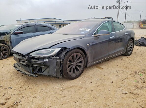 5YJSA1E24JF263228 2018 TESLA MODEL Серый Передняя левая четверть