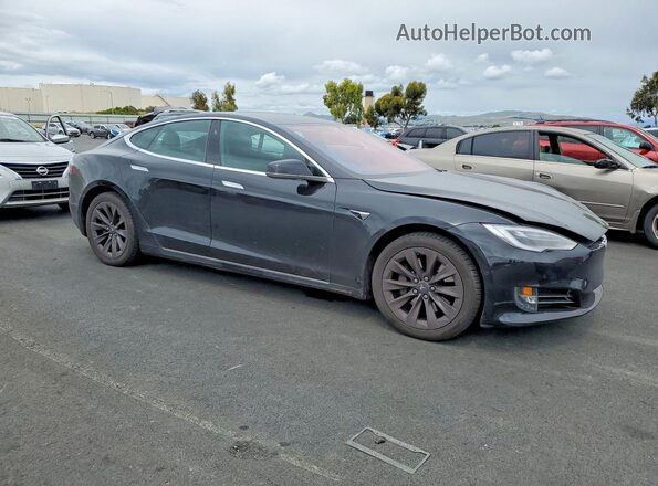 5YJSA1E27HF223350 2017 TESLA MODEL Черный Передняя правая четверть