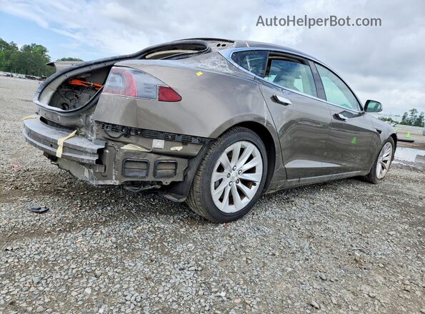 5YJSA1E28GF168129 2016 TESLA MODEL Коричневый Задняя правая четверть