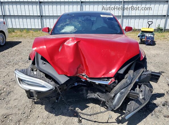 5YJSA1E28JF297429 2018 TESLA MODEL Красный Вид спереди