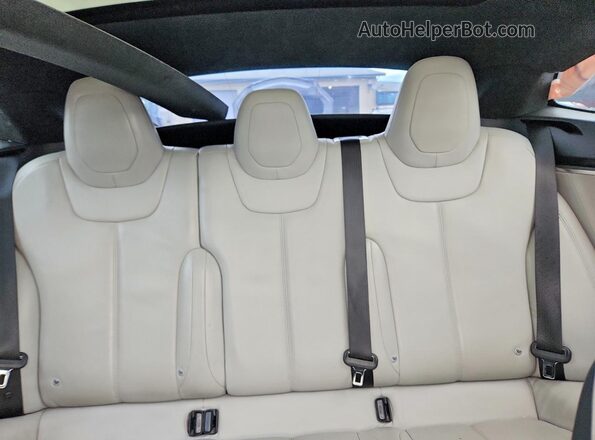 5YJSA1E29GF147547 2016 TESLA MODEL Синий Вид задних сидений