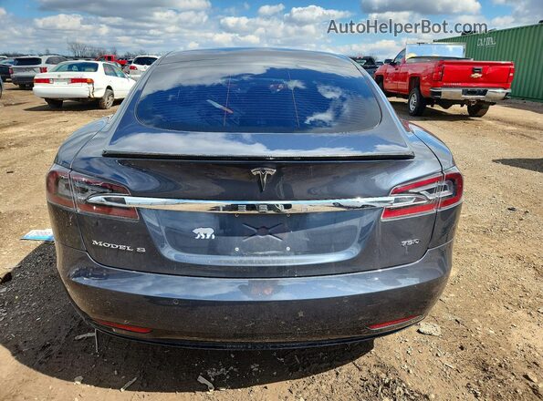 5YJSA1E29HF209031 2017 TESLA MODEL Gray Widok z tyłu