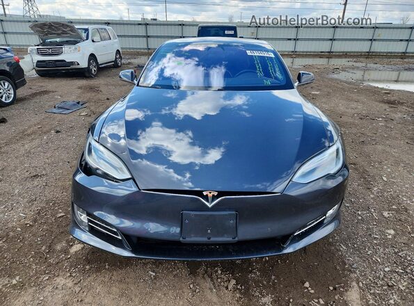 5YJSA1E29HF209031 2017 TESLA MODEL Gray Widok z przodu