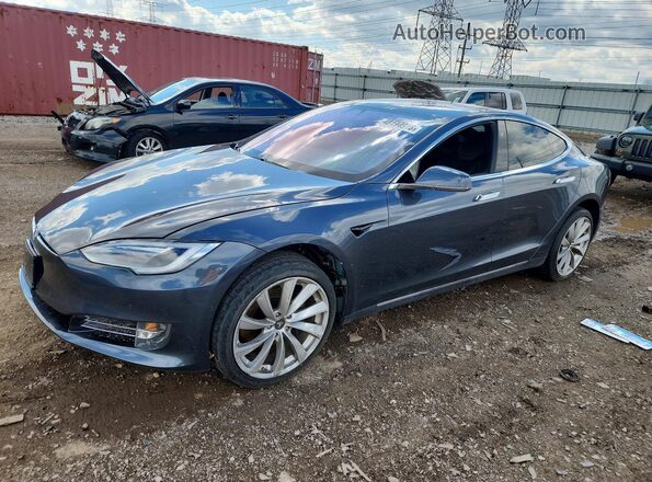 5YJSA1E29HF209031 2017 TESLA MODEL Gray Przód lewy