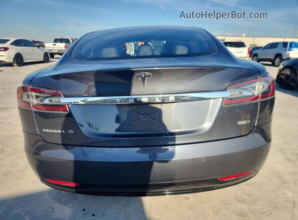 5YJSA1E2XHF183779 2017 TESLA MODEL Gray Widok z tyłu
