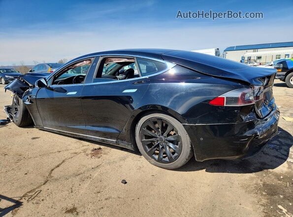 5YJSA1E2XHF190831 2017 TESLA MODEL Black Trasero izquierdo