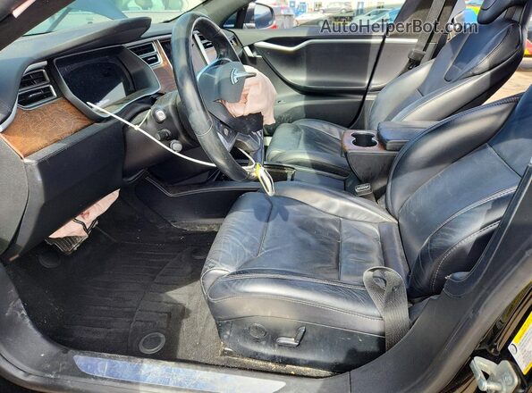 5YJSA1E2XHF190831 2017 TESLA MODEL Black Vista interior delantera