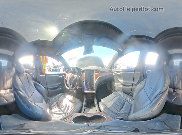 5YJSA1E2XHF190831 2017 TESLA MODEL Black Vista interior de 360 grados