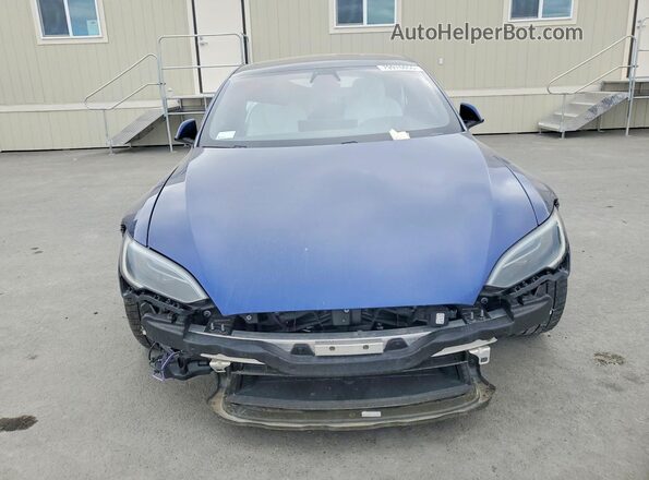 5YJSA1E51NF482549 2022 TESLA MODEL Blue Vista frontal