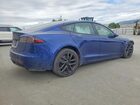 2022 Tesla Model S Blue vin: 5YJSA1E51NF482549