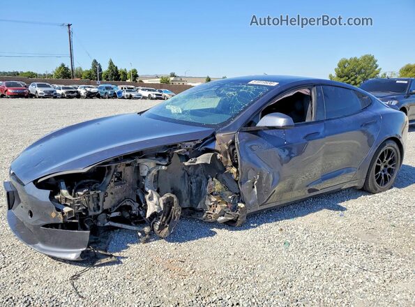 5YJSA1E53NF460844 2022 TESLA MODEL Угольный Передняя левая четверть