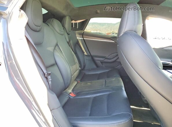 5YJSA1E53NF460844 2022 TESLA MODEL Угольный Вид задних сидений
