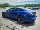 2021 Tesla Model S Blue vin: 5YJSA1E63MF434221