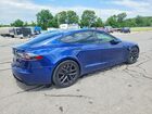 2021 Tesla Model S Blue vin: 5YJSA1E63MF434221