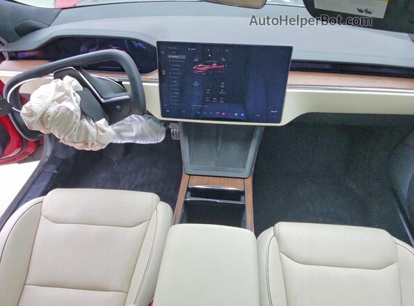 5YJSA1E65MF438657 2021 TESLA MODEL Red Vista del salpicadero
