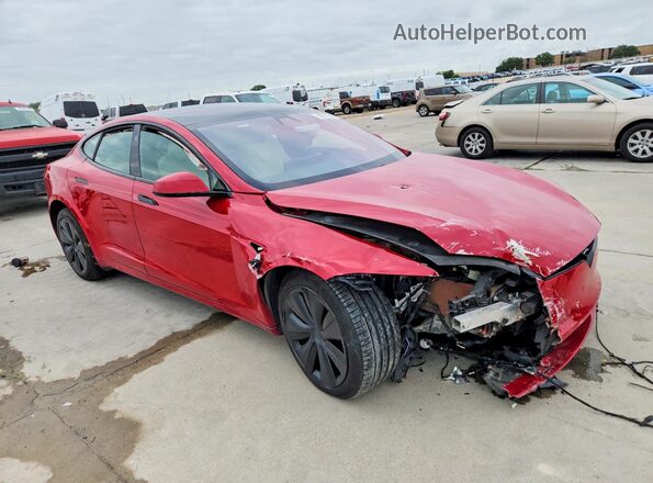 5YJSA1E65MF438657 2021 TESLA MODEL Red Delantero derecho