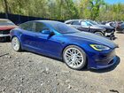 2022 Tesla Model S Синий vin: 5YJSA1E66NF459809