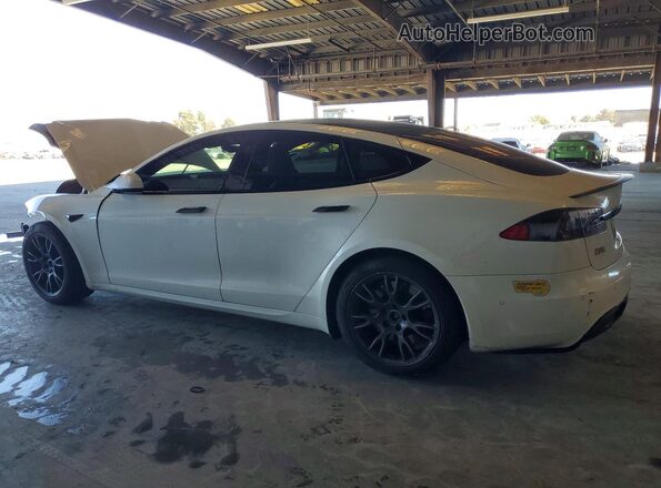 5YJSA1E67NF468812 2022 TESLA MODEL Белый Задняя левая четверть