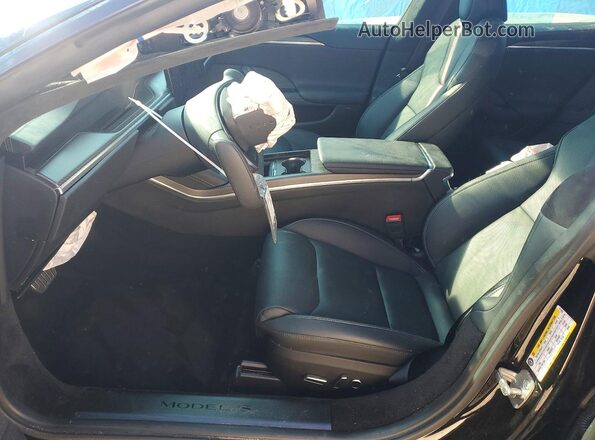 5YJSA1E67PF512455 2023 TESLA MODEL Black Widok wnętrza z przodu