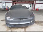2021 Tesla Model S Plaid Tri Motor All-wheel Drive Gray vin: 5YJSA1E69MF429458
