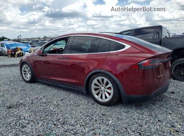 5YJXCAE41GFS00503 2016 TESLA MODEL Бордовый Задняя левая четверть