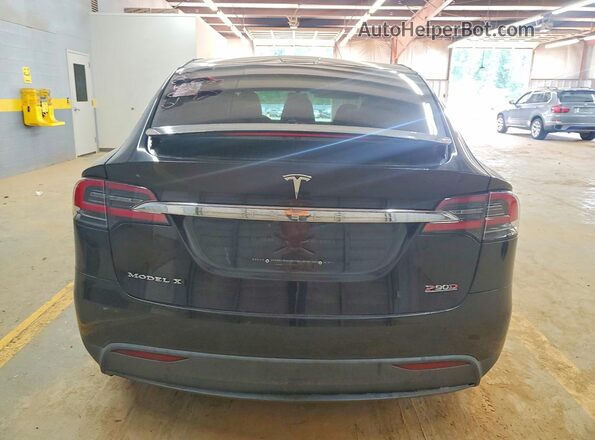 5YJXCAE4XGFS00192 2016 TESLA MODEL Black Vista trasera
