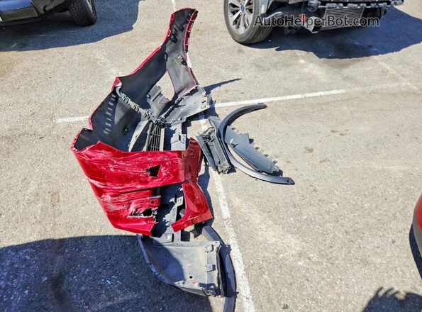5YJXCBE22GF012352 2016 TESLA MODEL Red Widok naklejki z numerem VIN