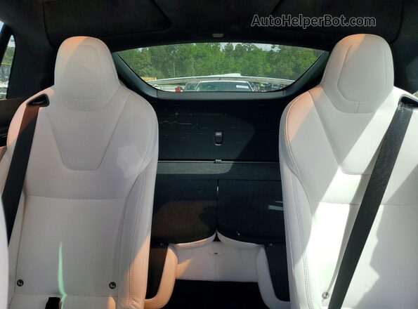 5YJXCBE22LF239308 2020 TESLA MODEL White Rear seats view