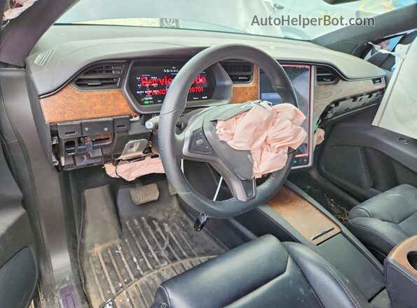 5YJXCBE23LF219701 2020 TESLA MODEL Серый Вид панели приборов