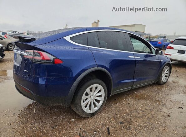 5YJXCBE26GF012001 2016 TESLA MODEL Синий Задняя правая четверть