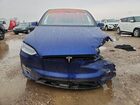 2016 Tesla Model X Синий vin: 5YJXCBE26GF012001