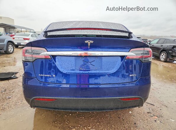 5YJXCBE26GF012001 2016 TESLA MODEL Синий Вид сзади