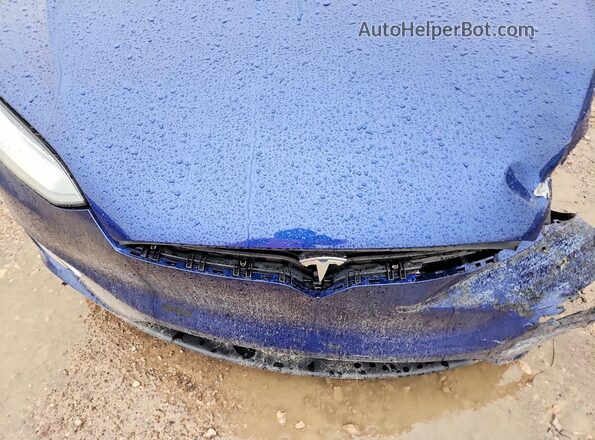 5YJXCBE26GF012001 2016 TESLA MODEL Синий Вид подкапотного пространства
