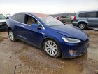 2016 Tesla Model X Синий vin: 5YJXCBE26GF012001