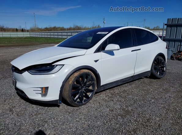 5YJXCBE27GF021807 2016 TESLA MODEL Белый Передняя левая четверть