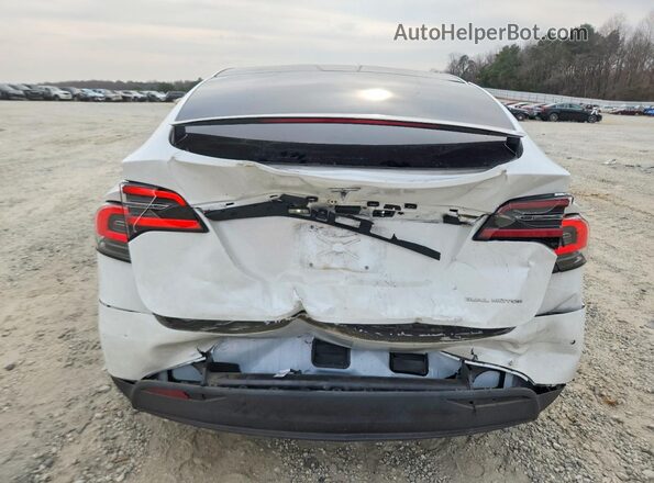 5YJXCDE23LF299528 2020 TESLA MODEL White Widok z tyłu