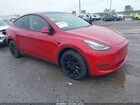2021 Tesla Model Y Long Range Dual Motor All-wheel Drive Red vin: 5YJYGAEE4MF155375