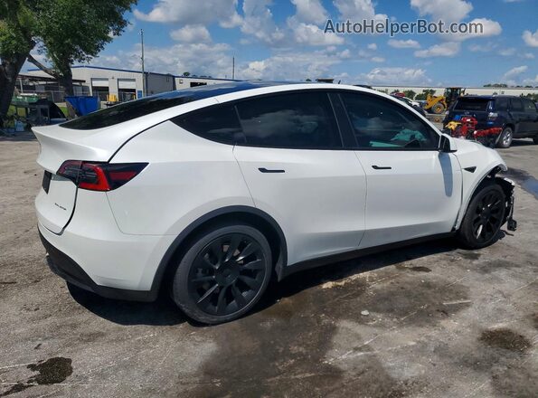 5YJYGAEE5MF138021 2021 TESLA MODEL White უკანა მარჯვენა